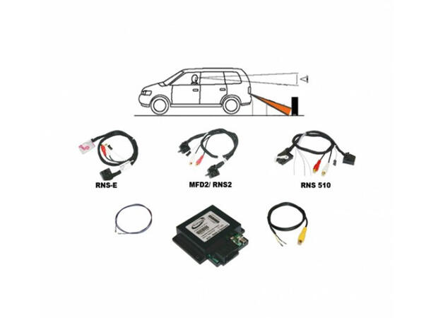 Kufatec Ryggekamera interface Passer VW/skoda med RNS-315/RNS-510